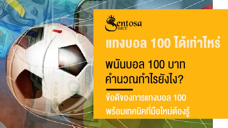 แทงบอล 100 ได้เท่าไหร่